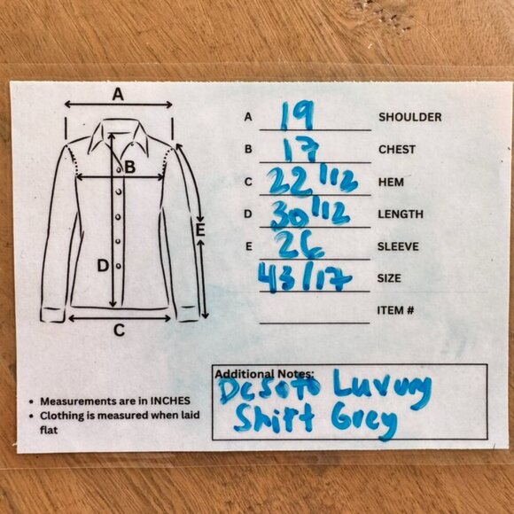 Desoto Luxury Line Kent Jersey Cotton Shirt - Picture 6 of 6